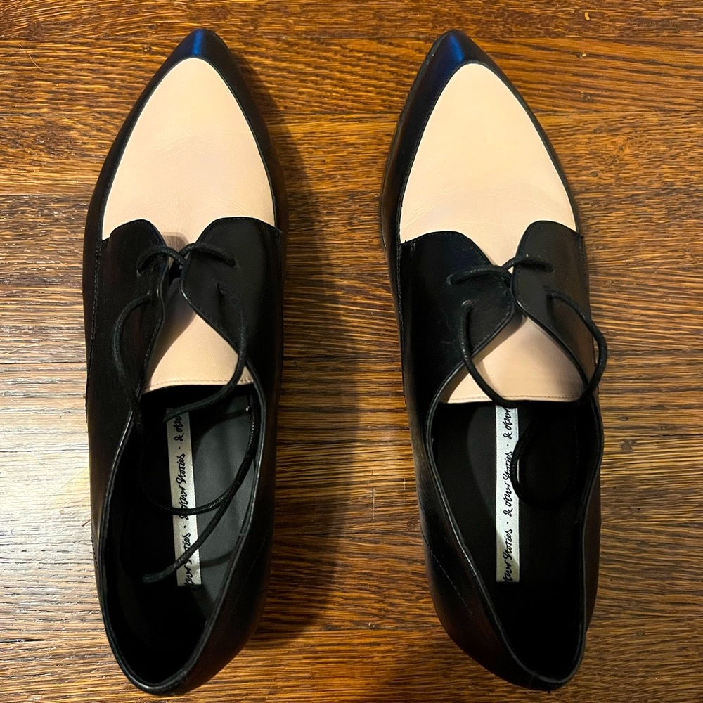 & Other Stories Leather Oxfords, size 39